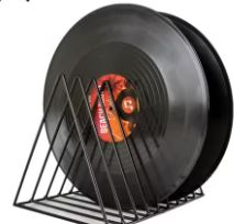 单层黑胶唱片架Single layer vinyl record holder